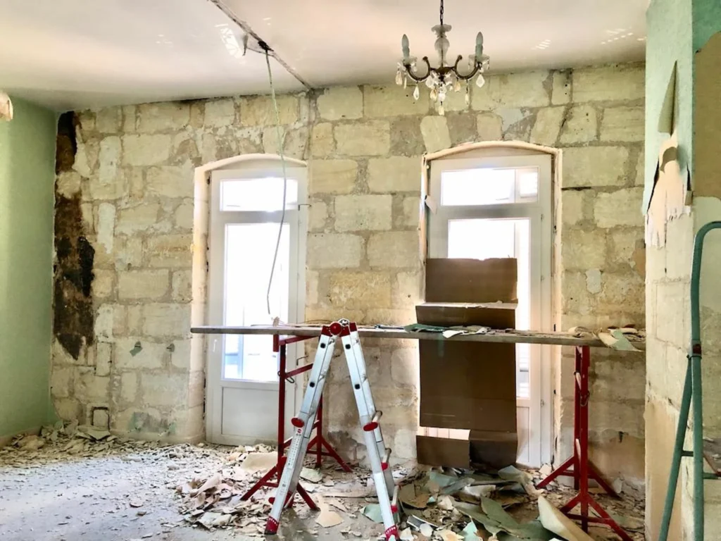 Curage d'un appartement bordelais rénové