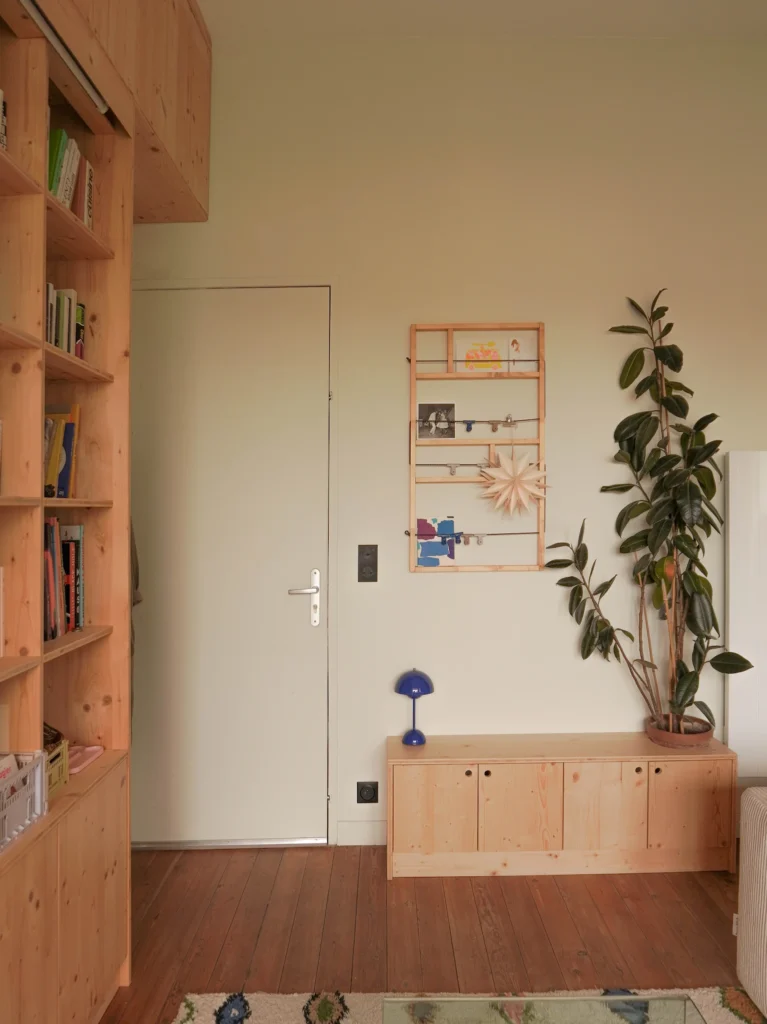 Entrée d'un appartement bordelais rénové