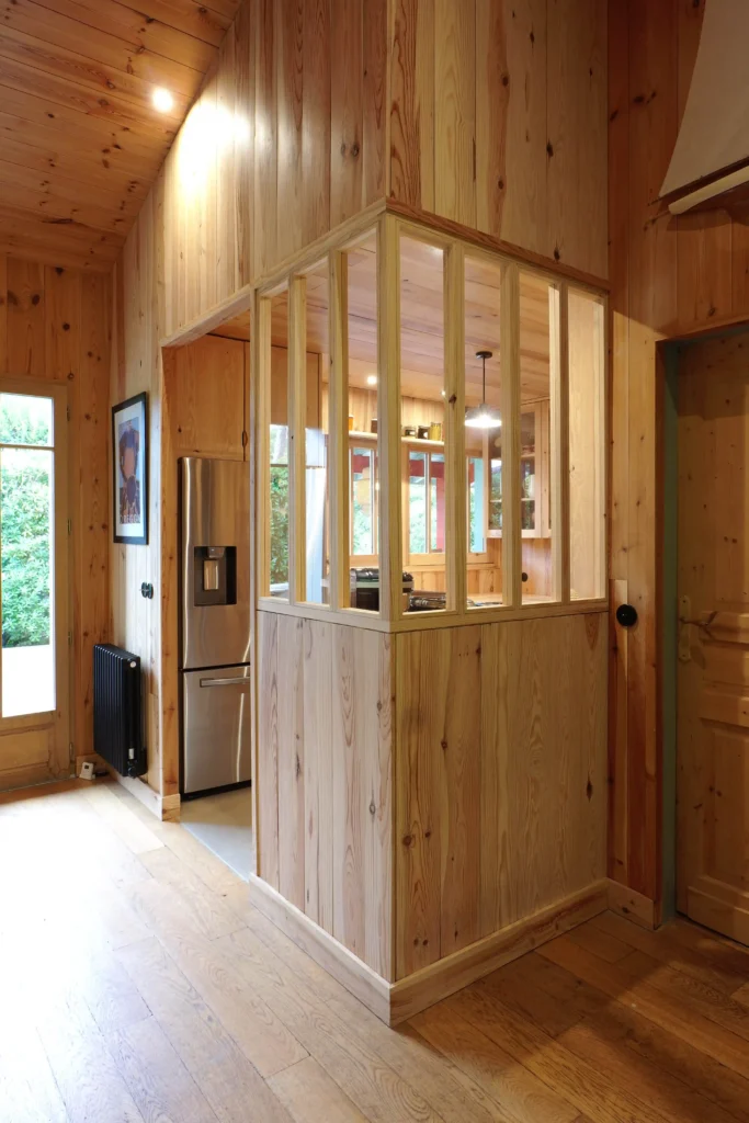 Cuisine rénovée d'une maison à Lège-Cap-Ferret